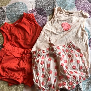 Lot de deux ensemble ete Kiabi