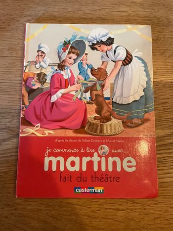 Livre Je commence à lire avec Martine fait du théâtre