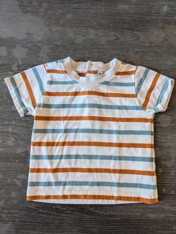 T-shirt manches courtes rayé