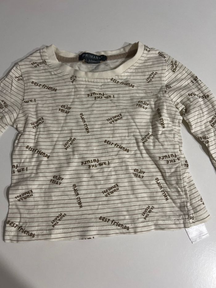 T-shirt manche longue primark