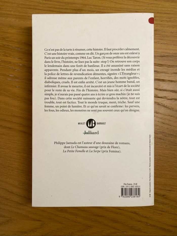 Livre Au printemps des monstres de Philippe Jaenada - photo numéro 4