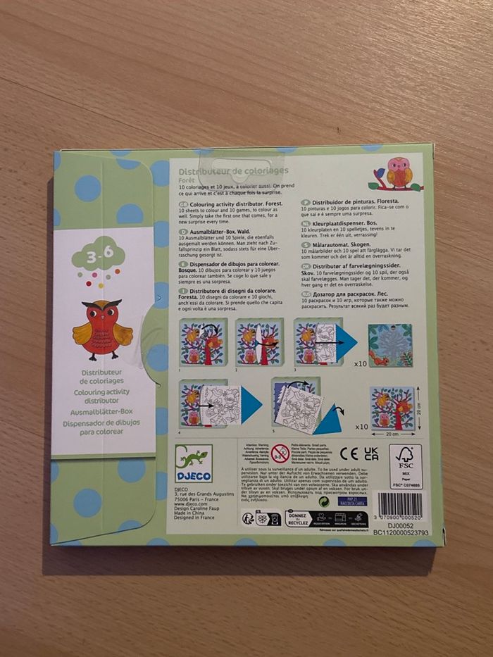 Distributeur de coloriages Djeco - photo numéro 2