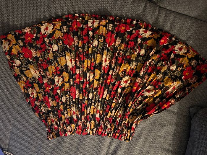 Jupe fleurie plissée - photo numéro 2