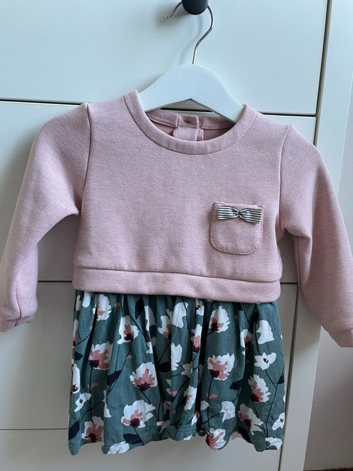 Robe bi-matière ML 18 mois
