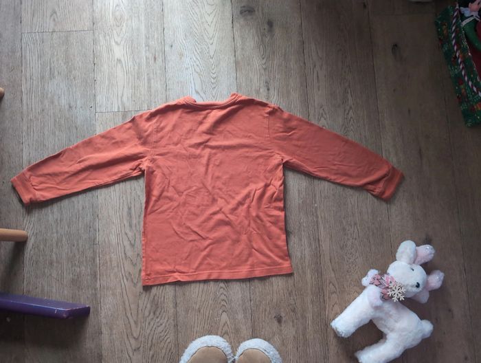 Tee shirt ML orange 8 ans - photo numéro 2