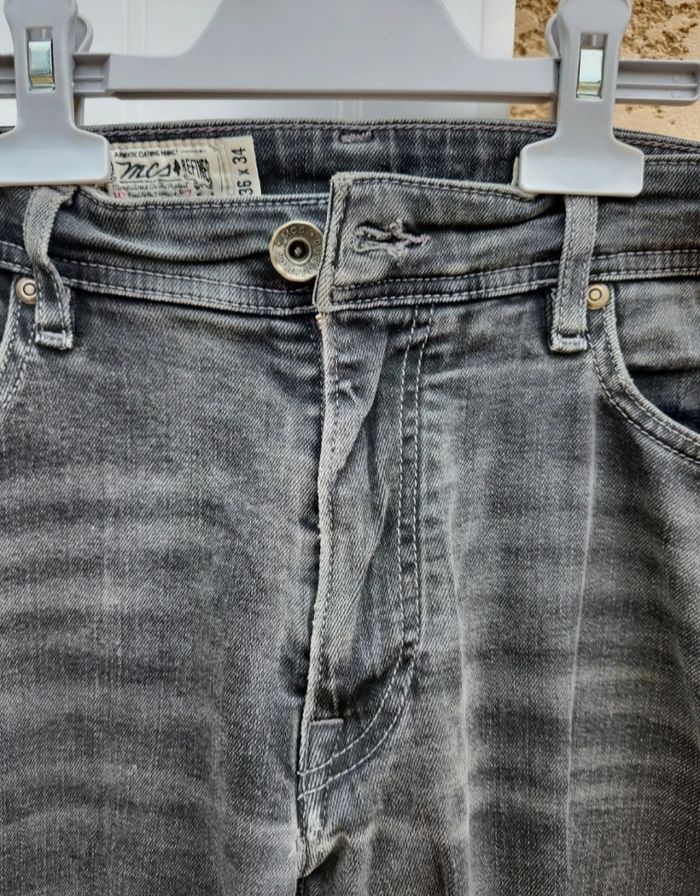 Jean skinny gris noir taille L - photo numéro 3