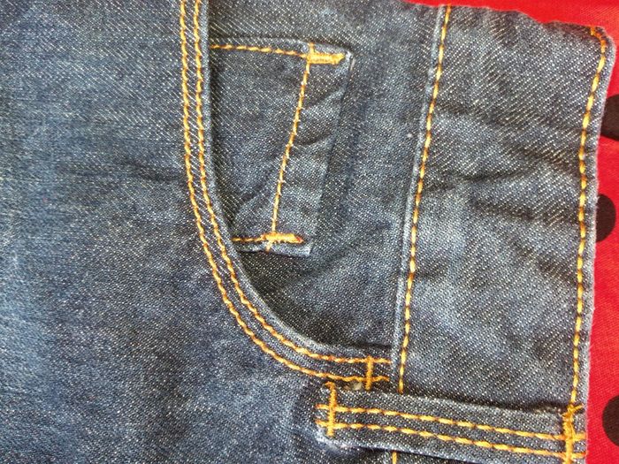 Jupe courte en jean denim - photo numéro 3