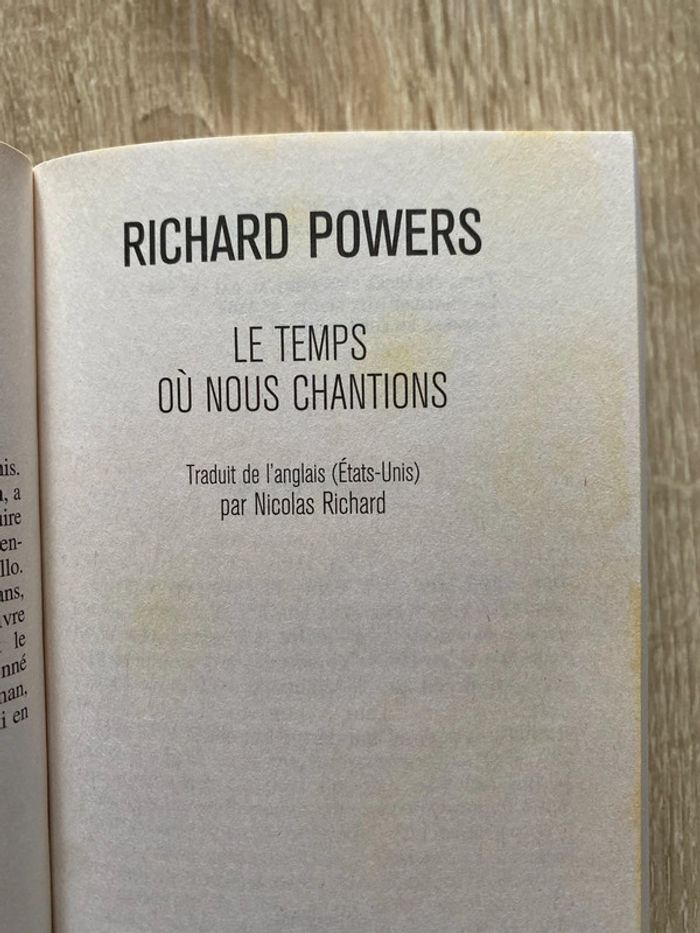 Le temps où nous chantions de Richard Powers - photo numéro 5
