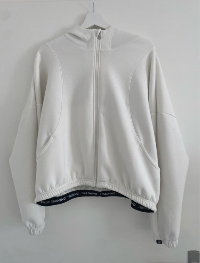 ✨ Veste à capuche fitness Domyos – XL – Blanc - photo numéro 6
