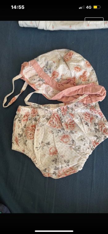 Ensemble culotte + chapeau