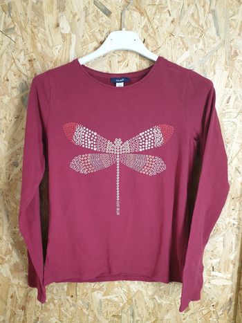 Tee-shirt Okaidi 12 ans motif papillon