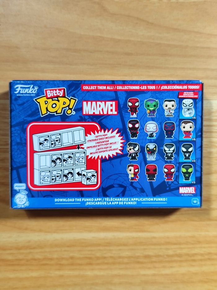 Bitty Pop! Marvel Spider-Man - Pack 4 Figurines (Miles Morales, Ghost-Spider, Spider-Man 2099, Spider-Man) CHASE Edition ! - photo numéro 7