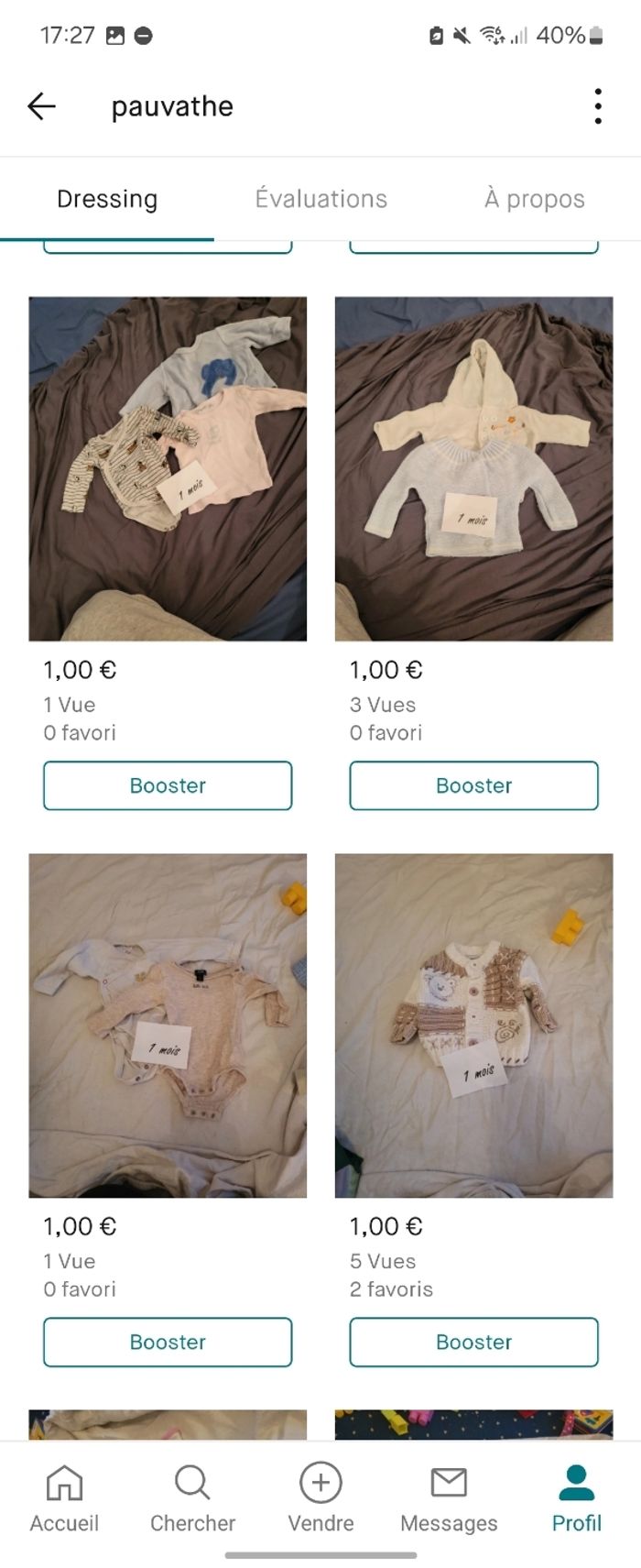 Lot vêtements 1-3 mois - photo numéro 4