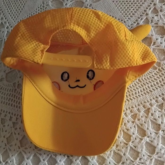 Casquette réglable picachu Pokemon jaune - photo numéro 2