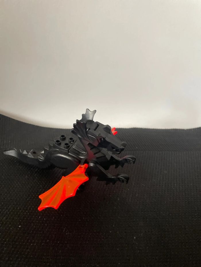 Lego castle minifigure mini figurine dragon noir 4818 6007 6047 6028 6097 6099 officiel - photo numéro 5