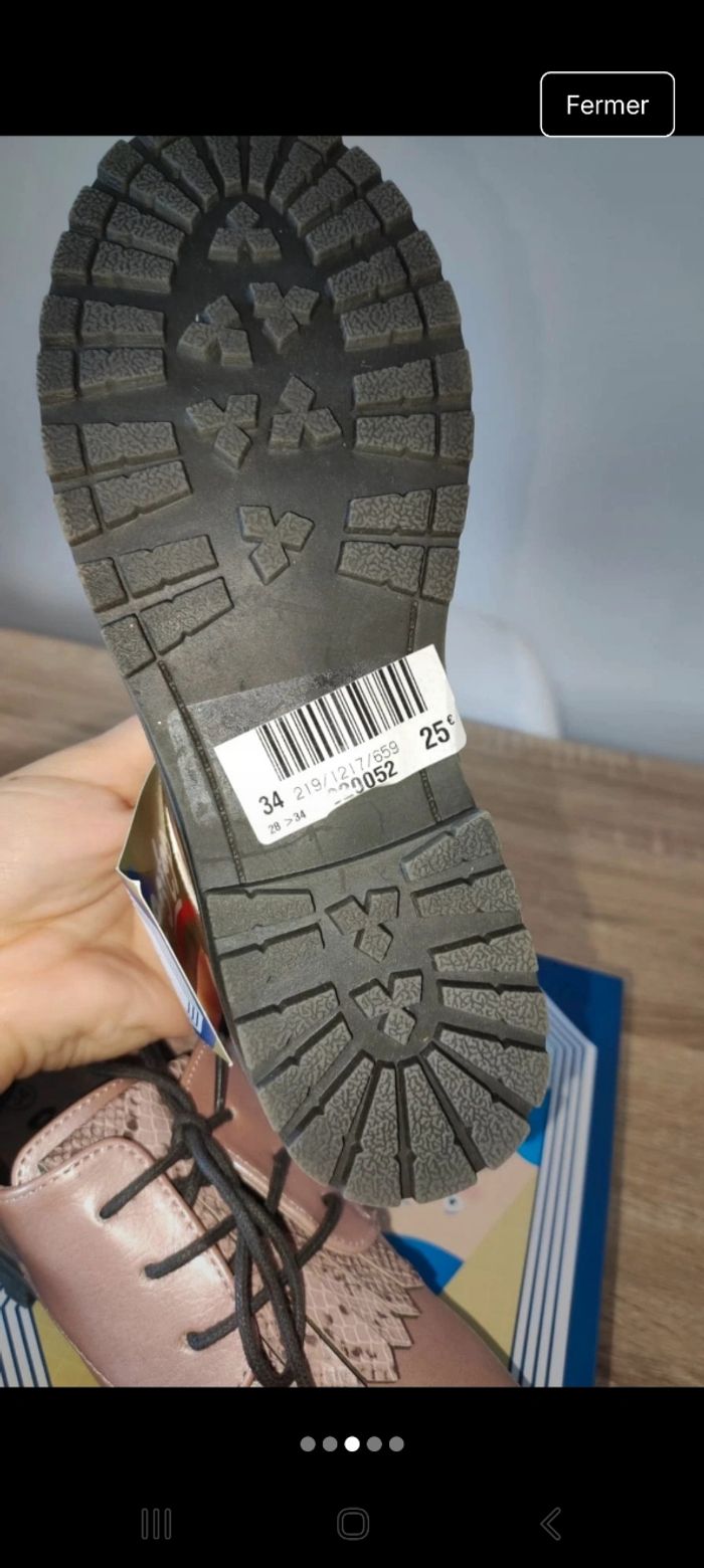 Chaussure fille Taille 34 - photo numéro 3