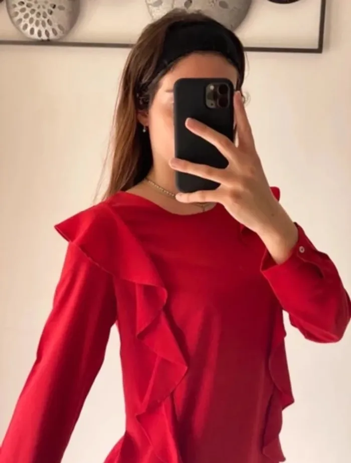 Chemisier rouge - photo numéro 4