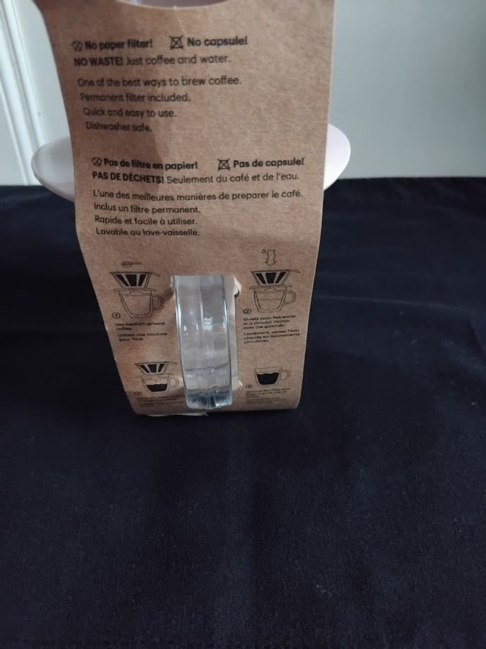 BODUM Set filtre à café individuel et mug isotherme en plastique double paroi, 0.3 l - photo numéro 4