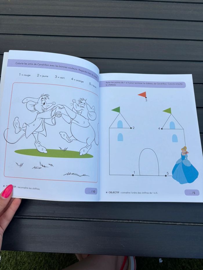 🌺Livre 2e maternelle j’apprends avec Disney les chiffres et les lettres🌺 - photo numéro 5