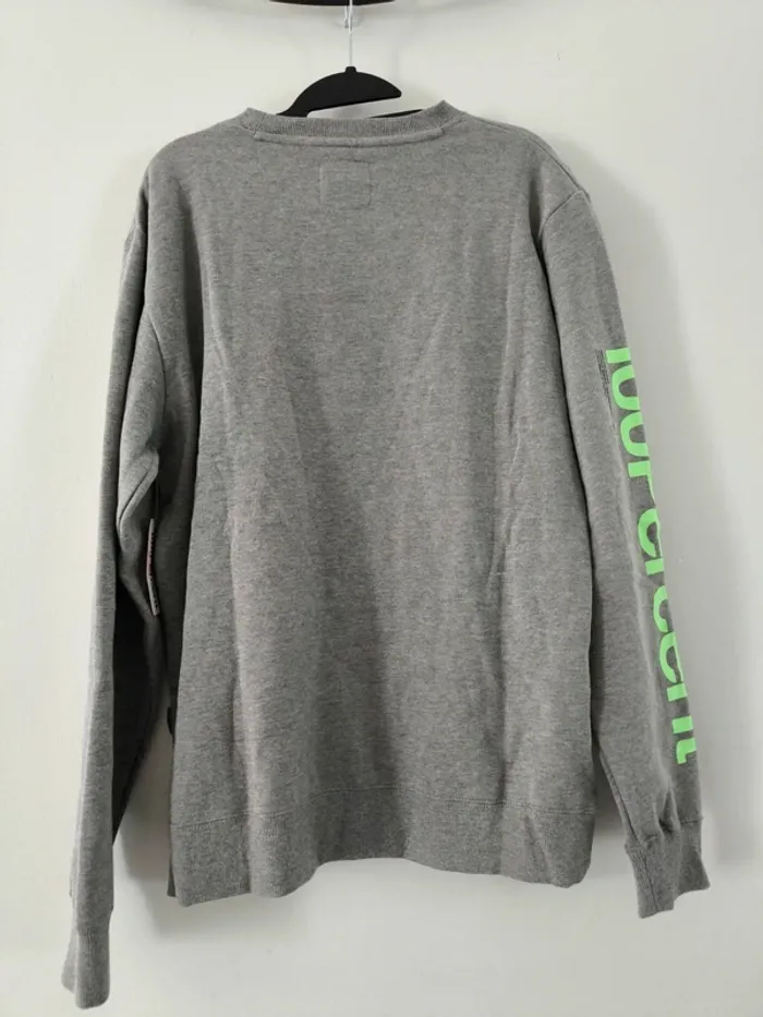 Sweat gris 100Percent – Taille L – Neuf avec étiquette - photo numéro 3