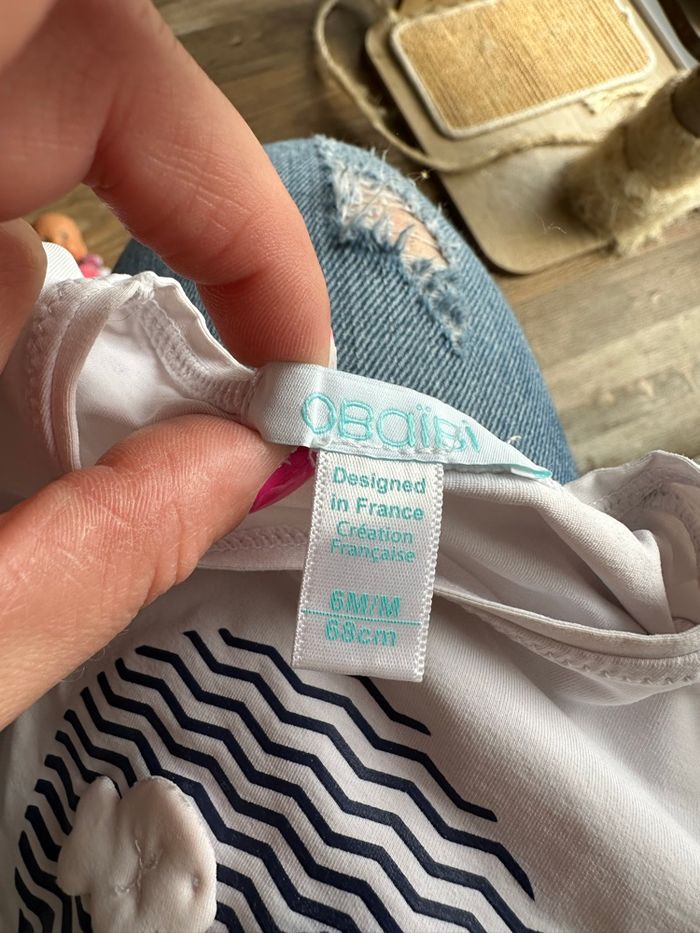 - Maillot de bain Obaibi - 6 mois - Très bon état - photo numéro 2