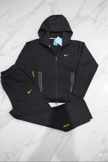 🔥 Ensemble Nike NOCTA noir – Hoodie zippé & pantalon (Taille S )🔥