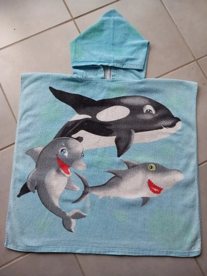 Cape de bain mixte Managal 2-6 ans.