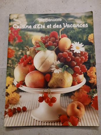 livre de recettes cuisine d'été et des vacances Tupperware
