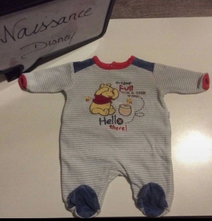 Pyjama Disney bleu, blanc et rouge