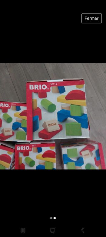 Blocs  de construction  11€boite  soit  63lot