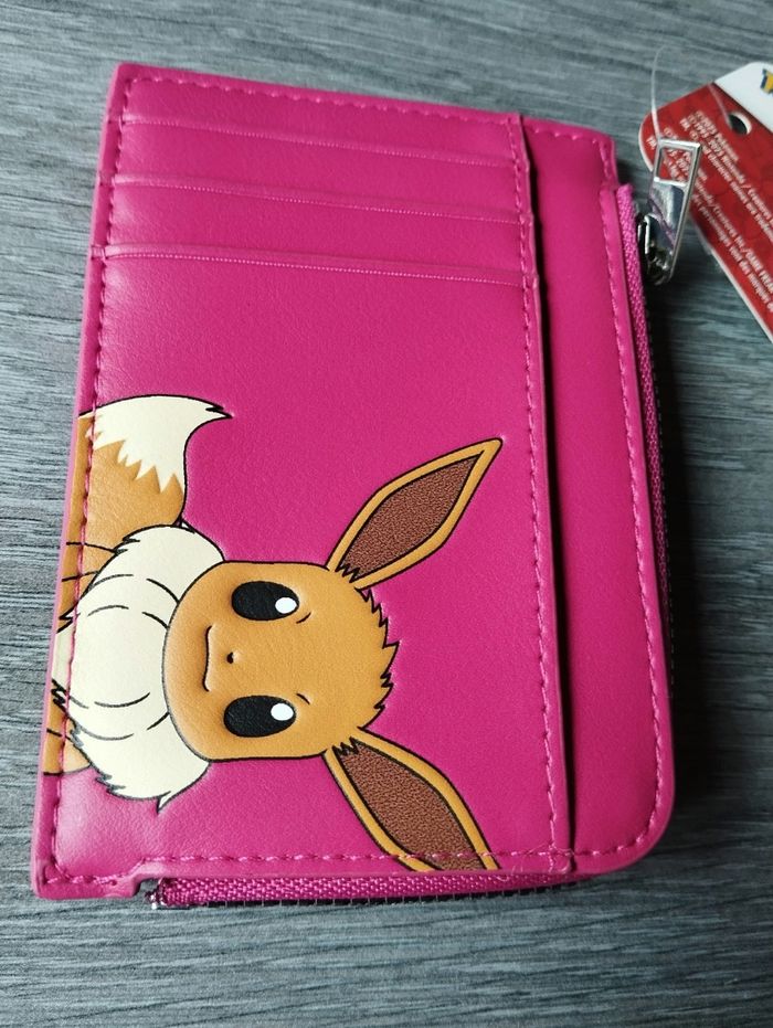 Pokémon : Evoli Porte-Cartes Fushia - photo numéro 7
