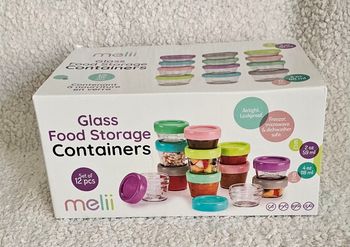 ​💎 Set de 12 Boîtes de Conservation en Verre - Melii (Neuf)