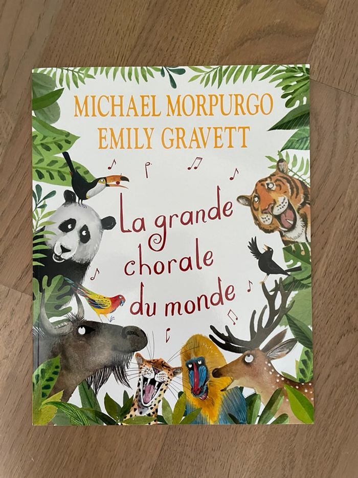 Livre jeunesse La grande chorale du monde de Morpugo et Gravett