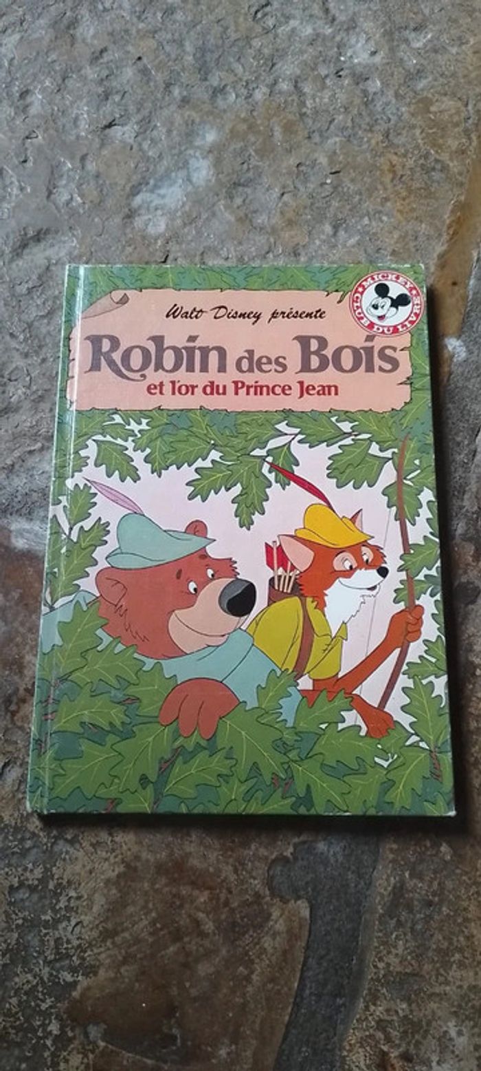 Livre Vintage Robin des Bois Disney