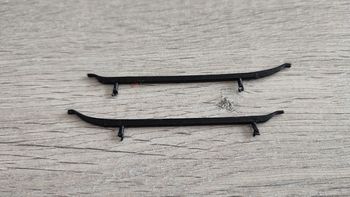 Baguettes porte pièce détachée miniature 1/18 Porsche 911 speedster 1989 Maisto #B44