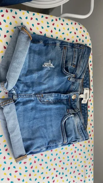 Short en jean mango