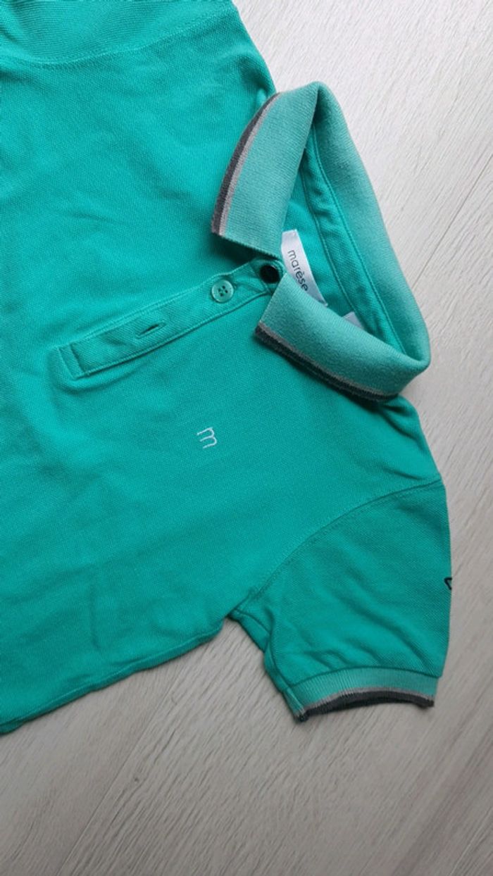 Superbe polo vert marese garçon 4ans - photo numéro 2