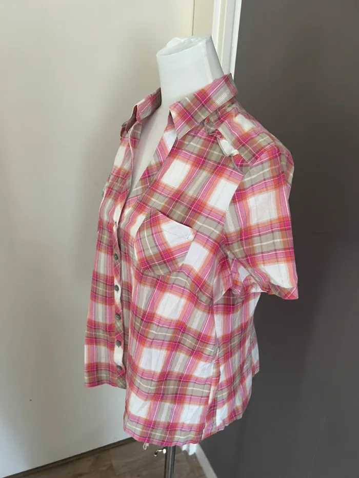 Canda by CA, chemise à carreaux femme, taille 40 - photo numéro 3