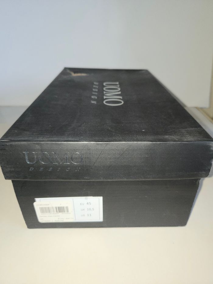 Chaussure derbie bleu uomo design neuve - photo numéro 8