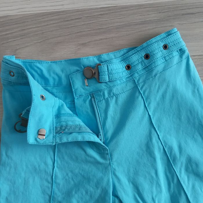 Pantacourt femme turquoise No Excuse taille 38 - photo numéro 2
