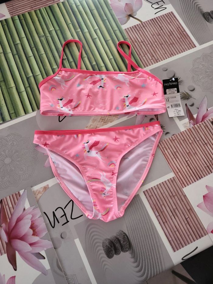 Maillot de bain 2 pièces 12 ans