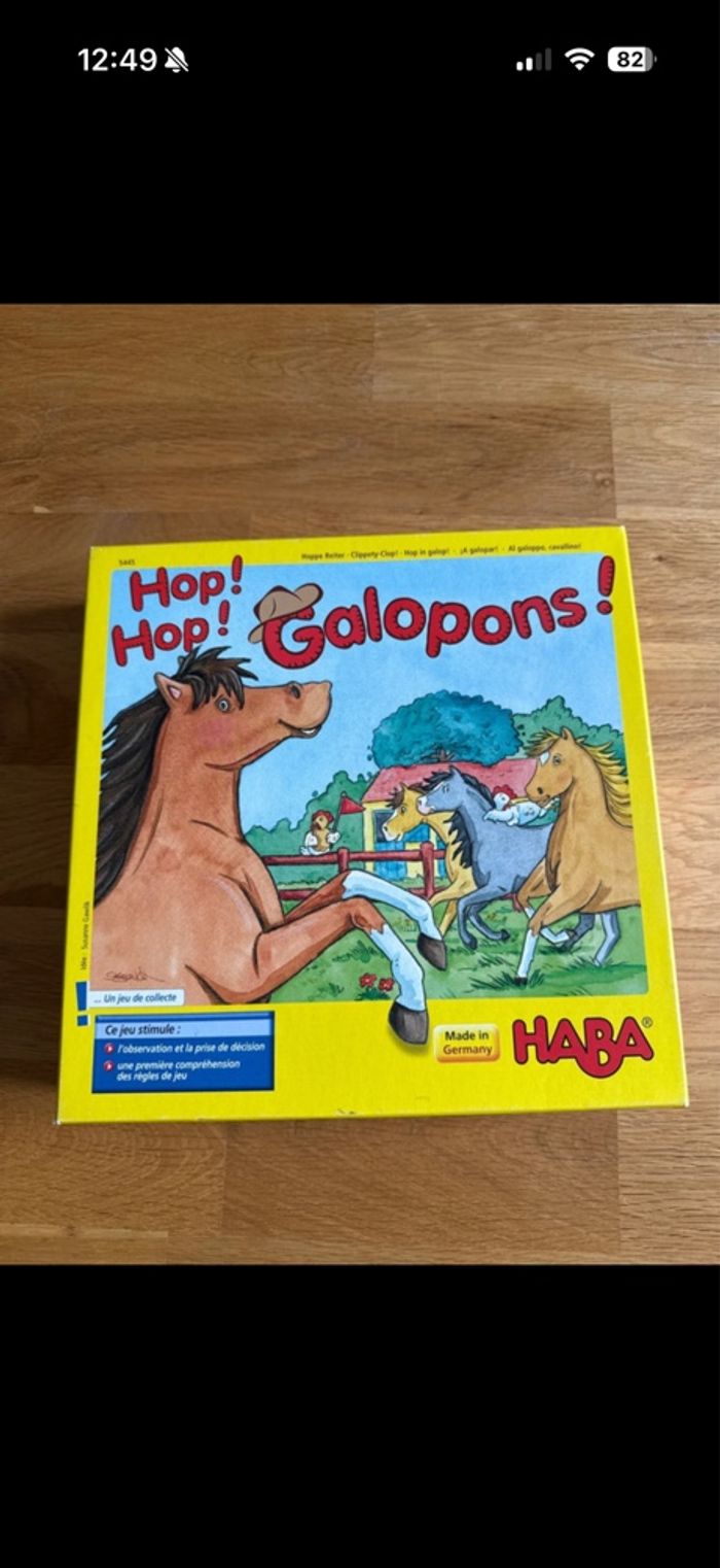 Jeu hop hop galop - photo numéro 2