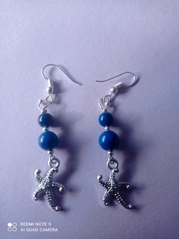 Boucles d'oreilles étoiles de mer