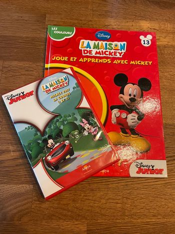 Livre Disney Junior La maison de Mickey Numero 13 avec le DVD Neuf Numéro 13