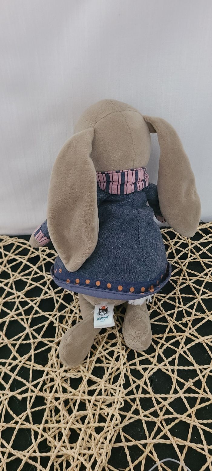 Jellycat RIVERSIDE RAMBLER RABBIT Nouveau jouet en peluche doux BNWT RARE Lapin Marron Gris - photo numéro 5