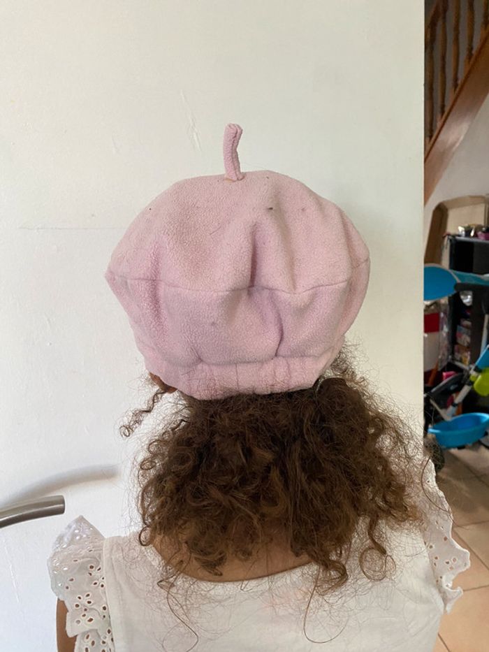 Béret /bonnet polaire charlotte aux fraise taille unique - photo numéro 3
