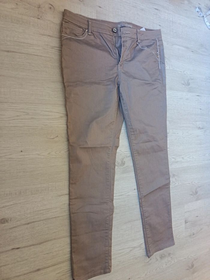Pantalon taille XXL 44 très bon état sépia collection - photo numéro 2