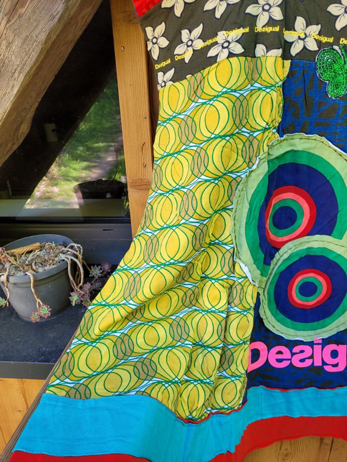 Superbe robe colorée taille L, 42,Desigual - photo numéro 11