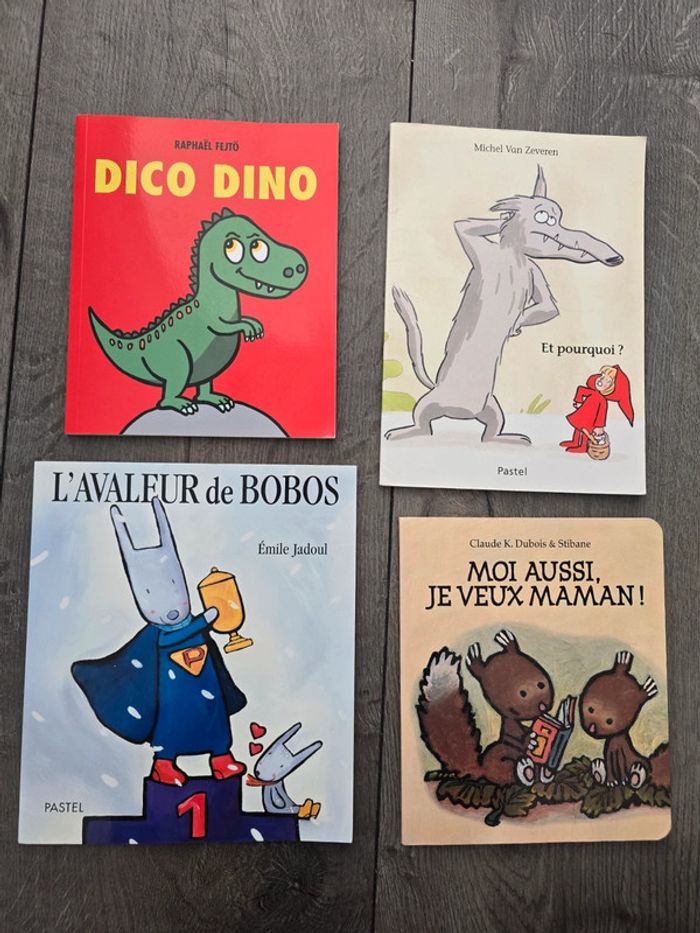 Lot 4 livres École des loisirs Maternelle