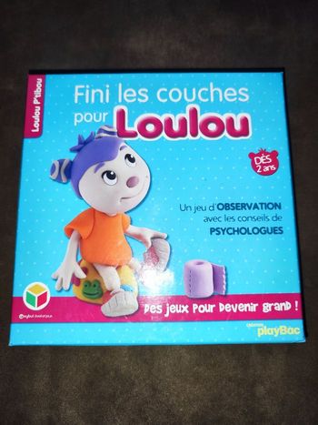 jeu éducatif "Fini les couches pour Loulou" - idéal pour apprendre la propreté